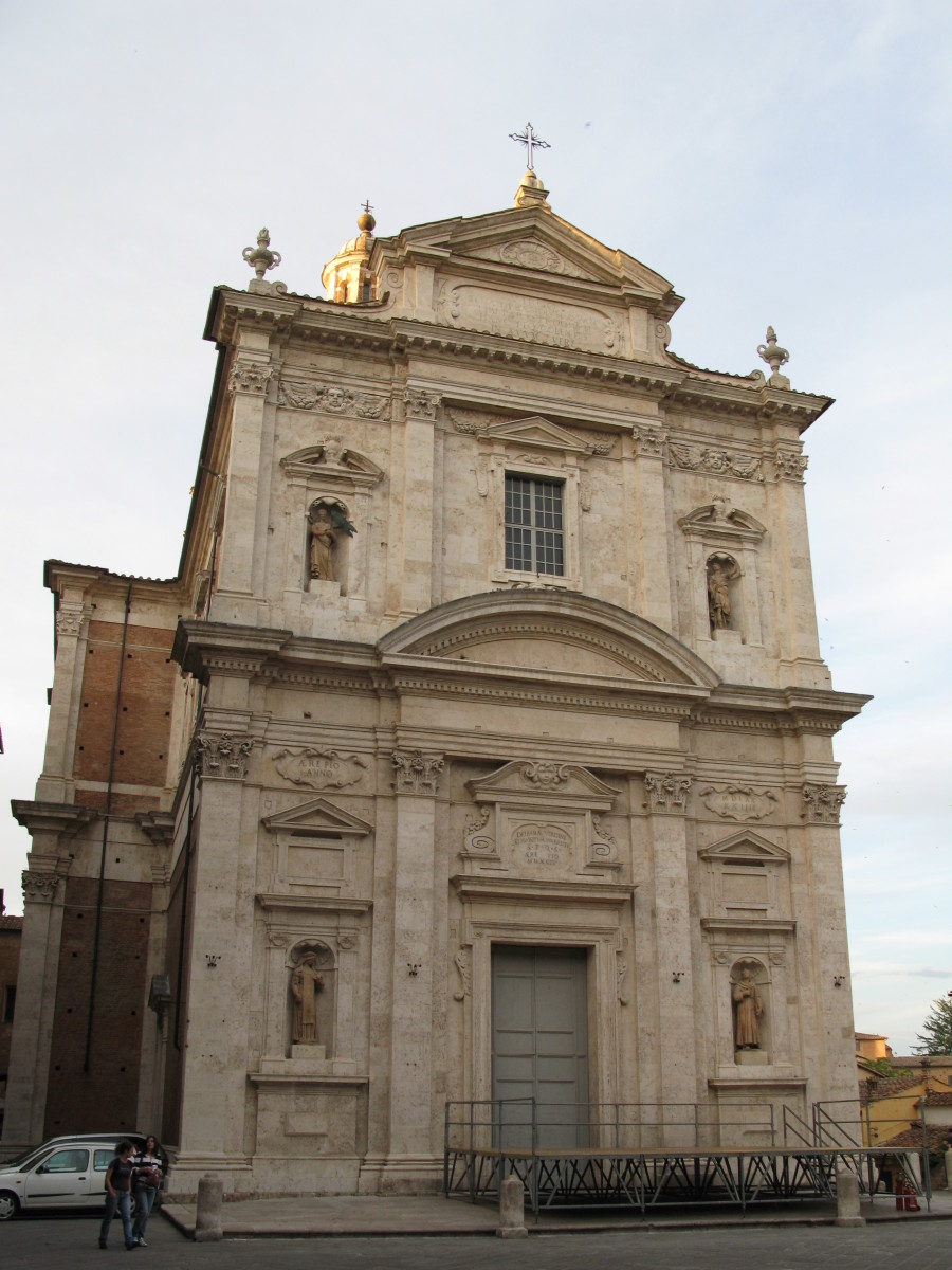 Church of Santa Maria di Provenzano, Siena, Italy, site of several 17th century Christmas performances that included trombones.