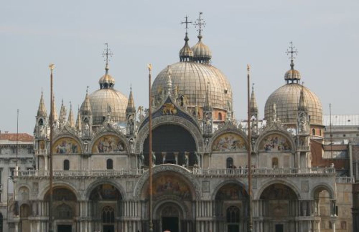St. Mark's Cathedral, Venice, site of many Christmas performances by trombones.