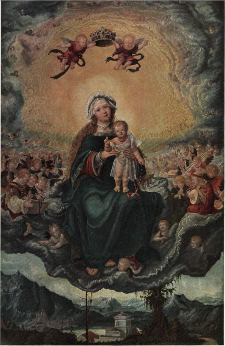 Altdorfer, Mary and Child in Glory
