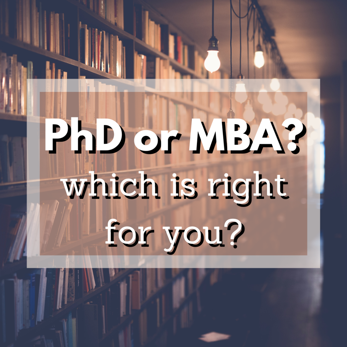 PhD or MBA? MBA or PhD? You may be weighing this decision continuously right now. Have no fear! This article offers some general advice about how to choose the correct graduate school degree and offers a plethora of helpful resources!