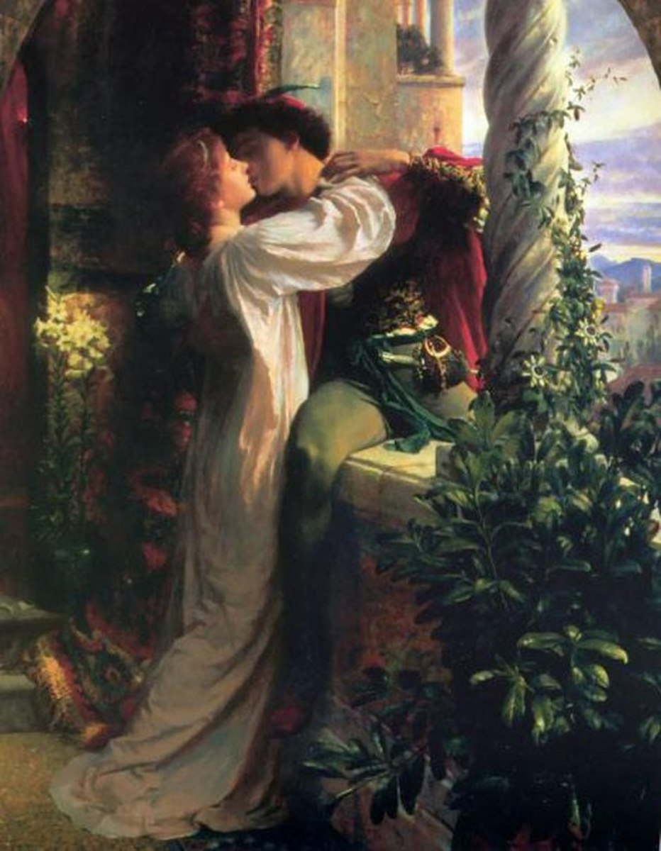 Romeo and Juliet, created in 1884 by Frank Bernard Dicksee.