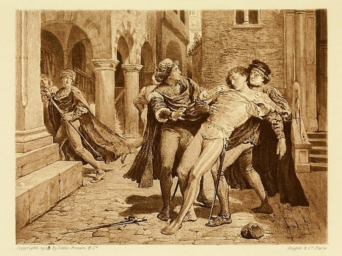 《罗密欧与朱丽叶》，马库修之死，第三幕，第一场。