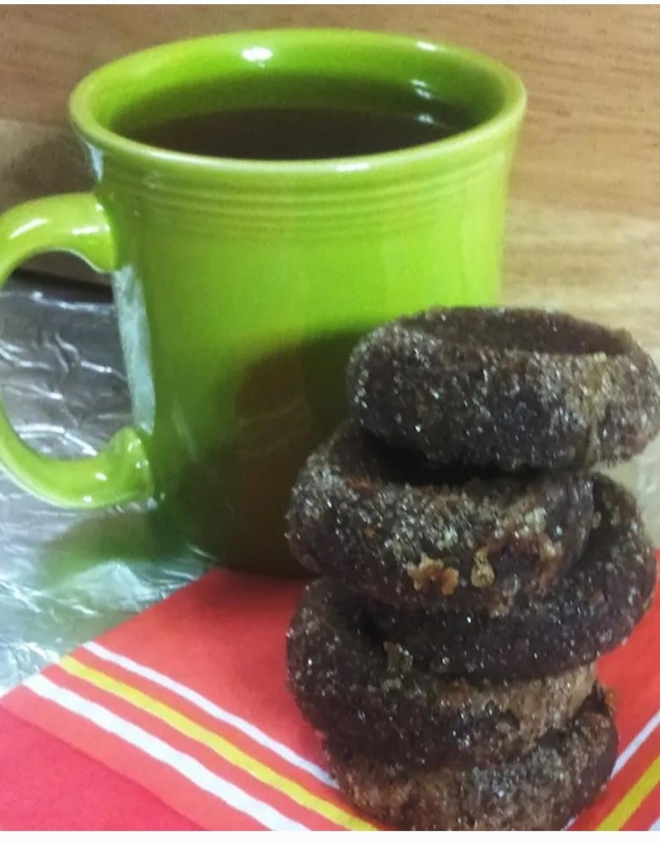 Great pumpkin molasses cookies are like spicy little cake donuts, but healthy!