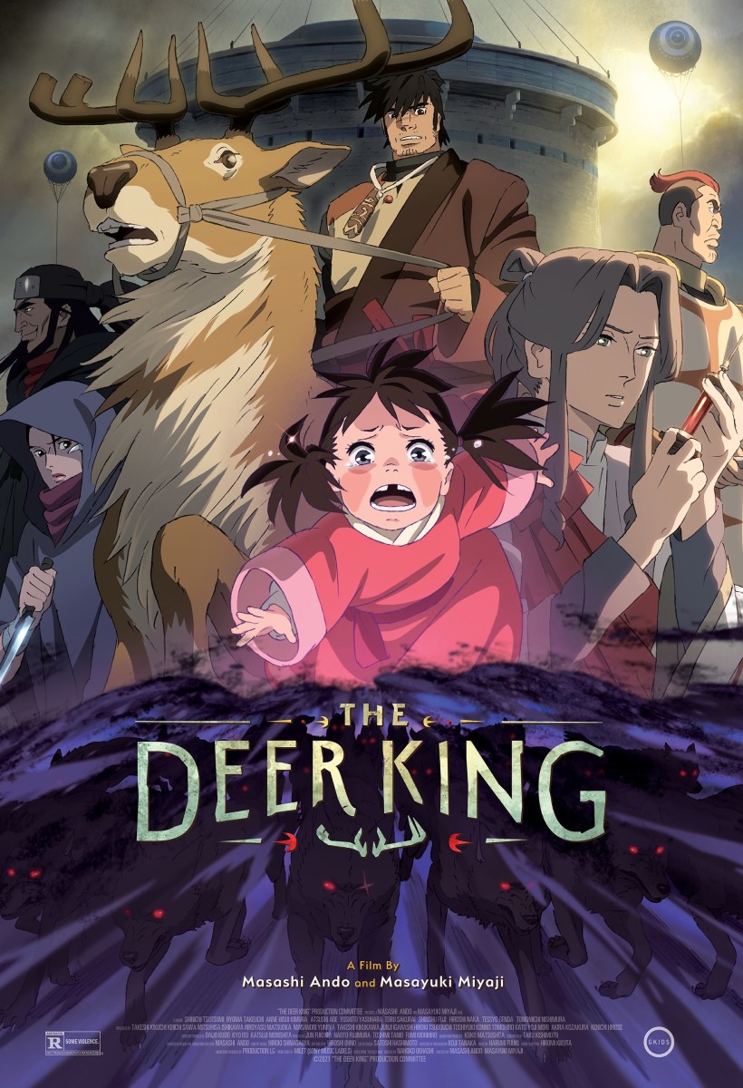 The official theatrical poster for, "The Deer King."