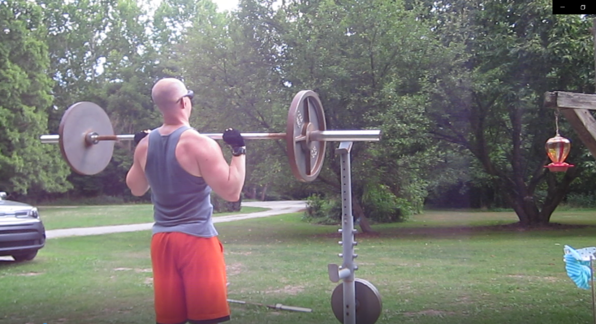 Using Olympic barbells outdoors 