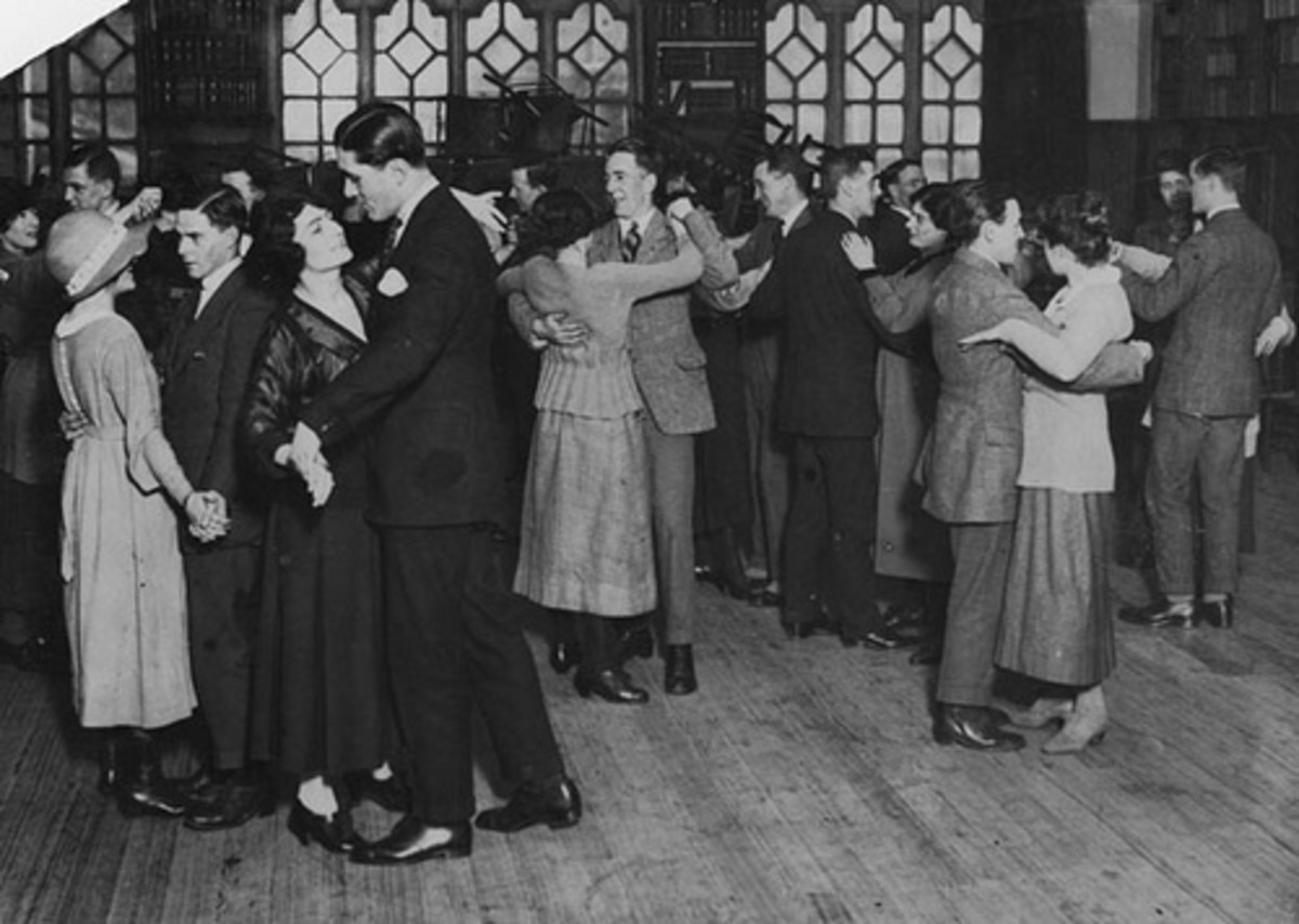 Lunch Hour Dance, 1920: And, once again, the two slow danced into oblivion with the band's sweet melody playing in the background.