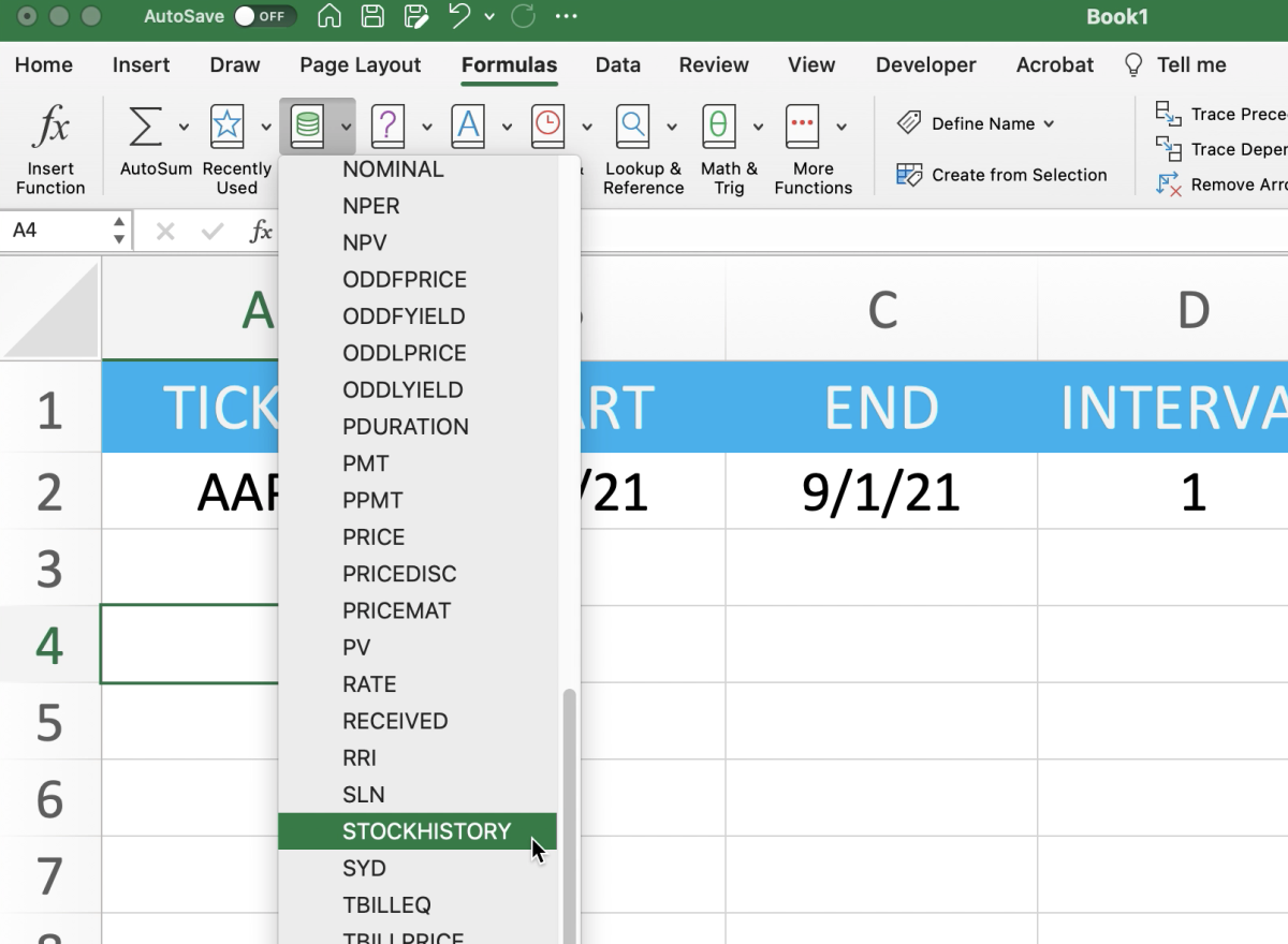 How to Use the STOCKHISTORY Function in Excel - 79