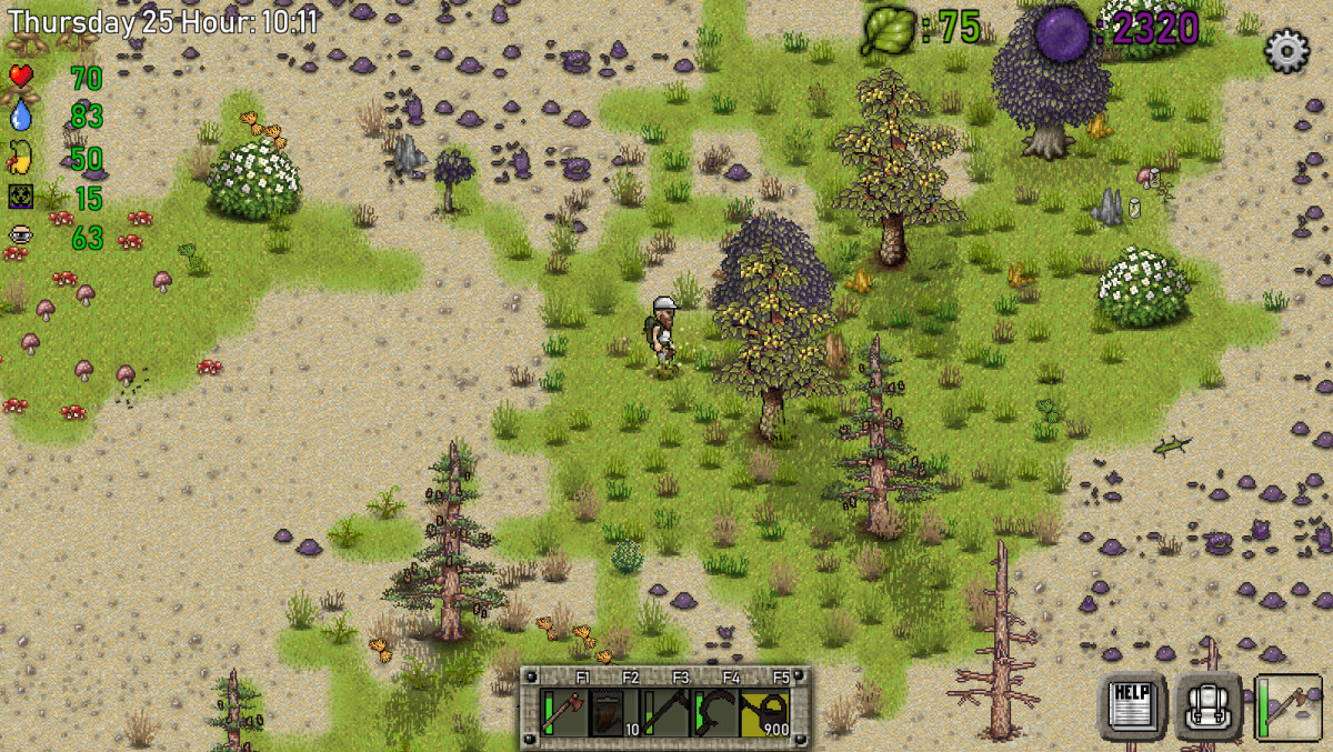 This took a LOT of trees but I broke through and this opened up large sections of the map. 