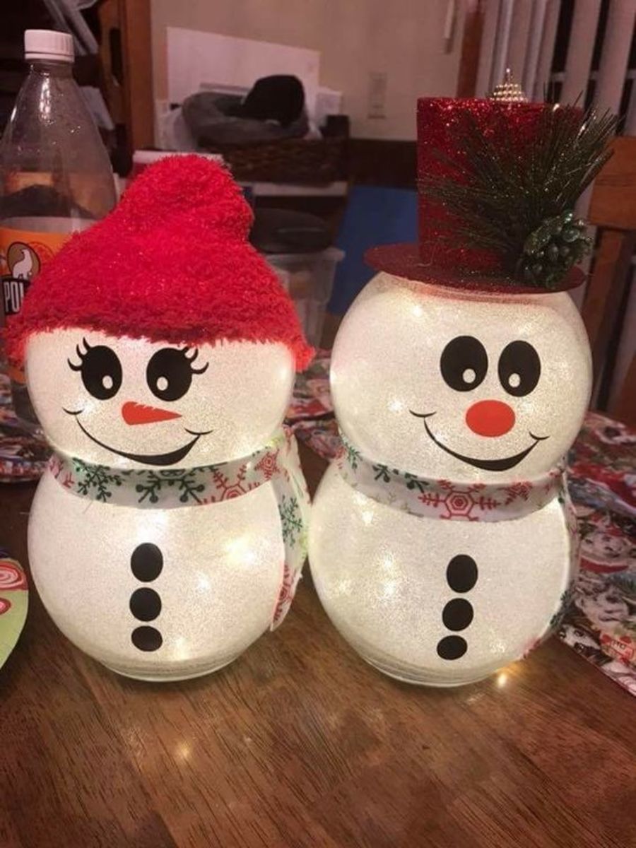 70+ Adorable DIY Fishbowl Snowman Ideas
