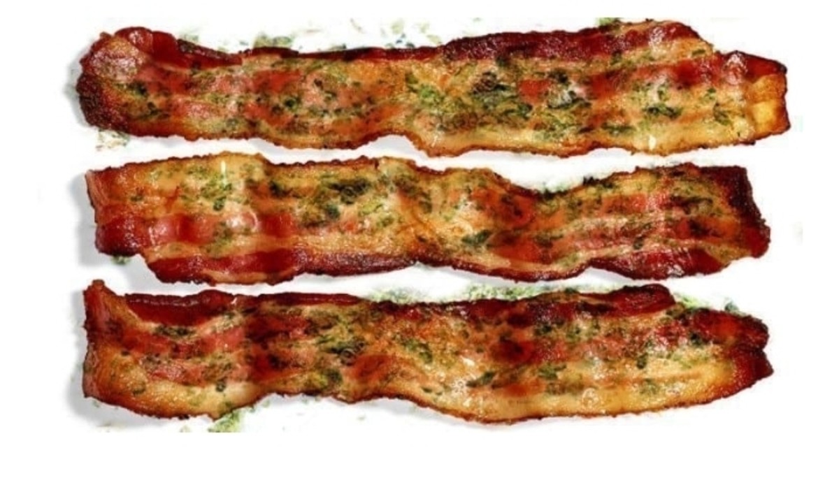 The ultimate edible is weed bacon.