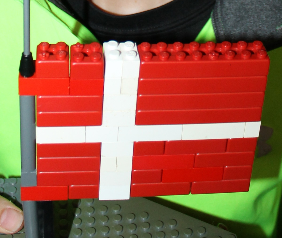 Lego flag of Denmark 