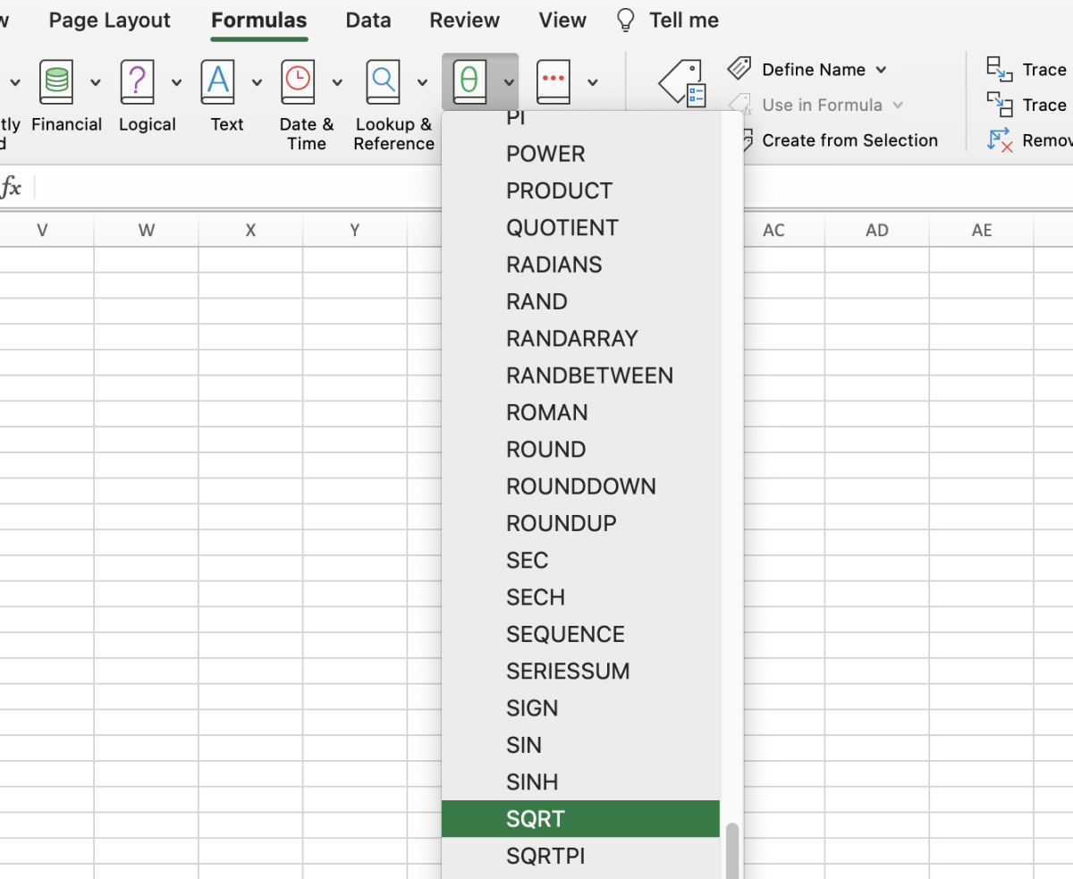 How to Use the SQRT Function in Excel - 98