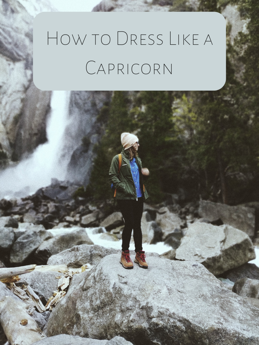 Capricorn's style is effortless, casual, and mature. There is nothing shocking about it. The colors resonant with winter.