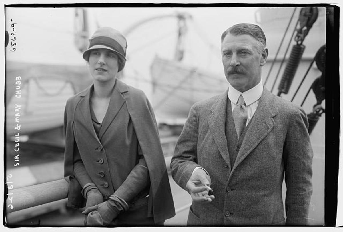 Cecil Chubb with his wife Mary.