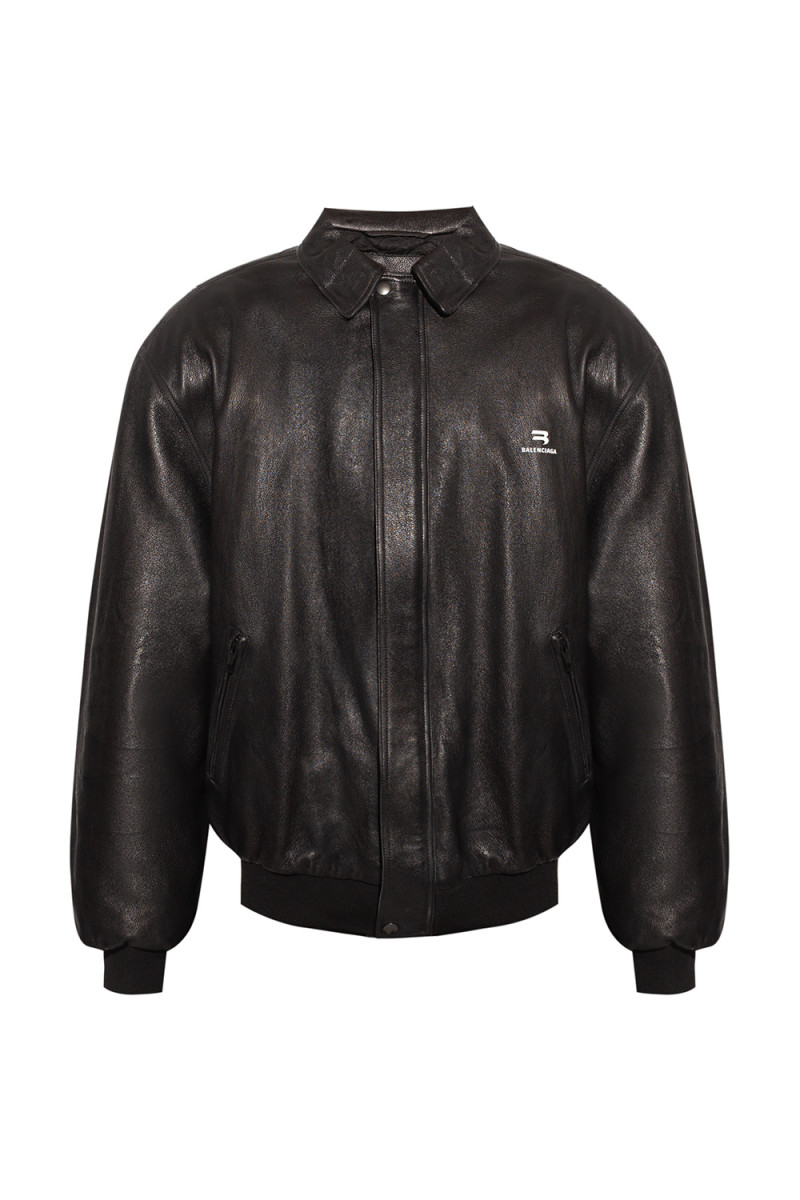 Balenciaga leather jacket 