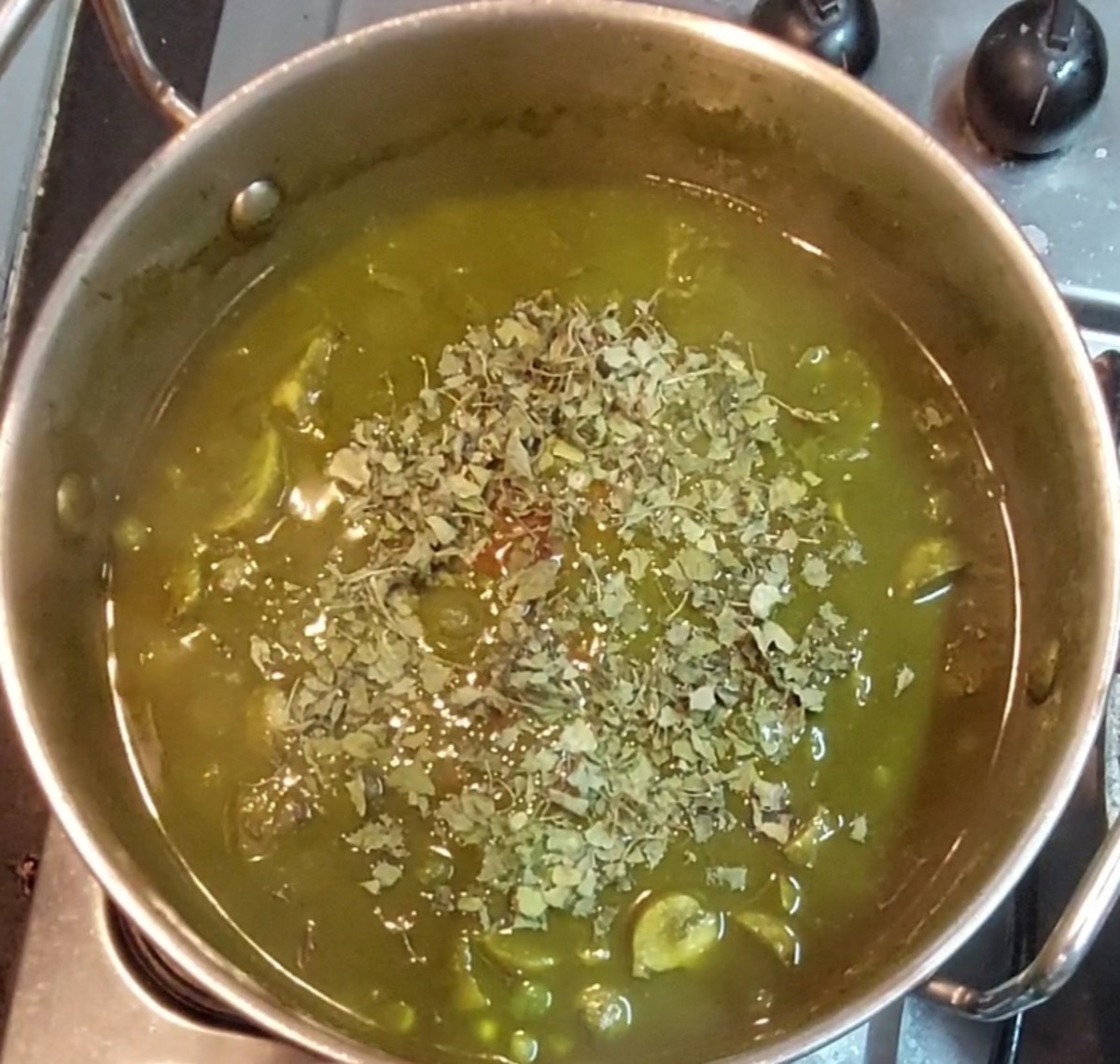 Add 1/2 teaspoon garam masala powder and adjust salt if required. Add 1 teaspoon crushed kasuri methi and mix well.