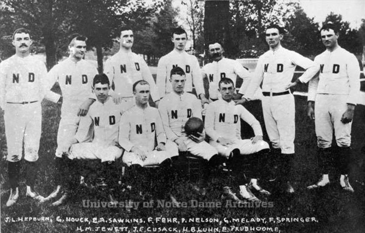 1887 First Notre Dame Football Team