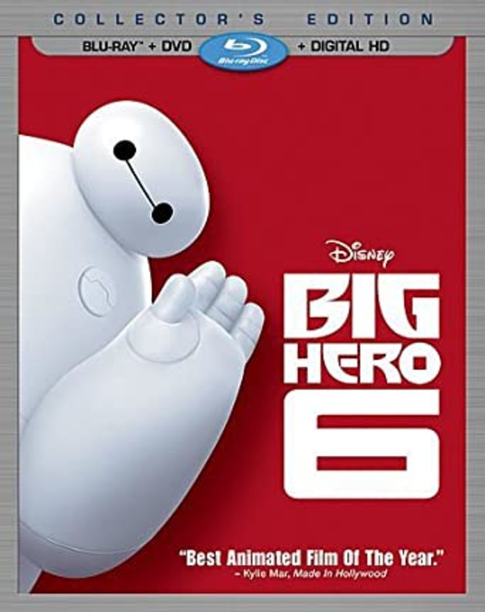 "Big Hero 6" official blu-ray cover.
