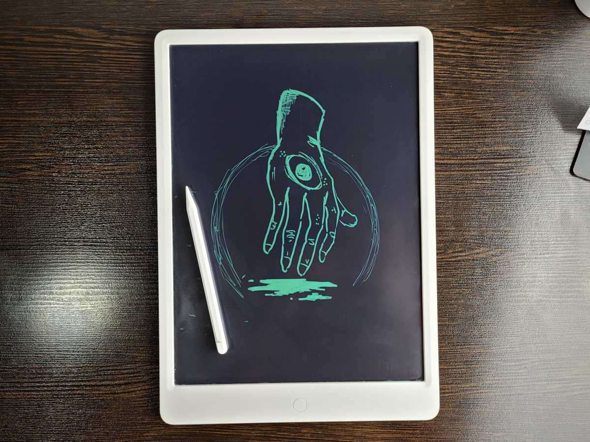 My sketch on Xiaomi LCD Writing Tablet.
