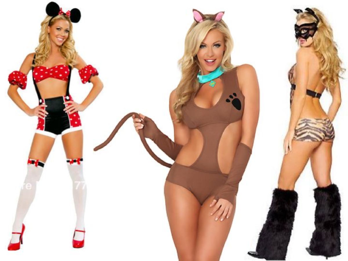 Animal Halloween Costumes Men vs Women