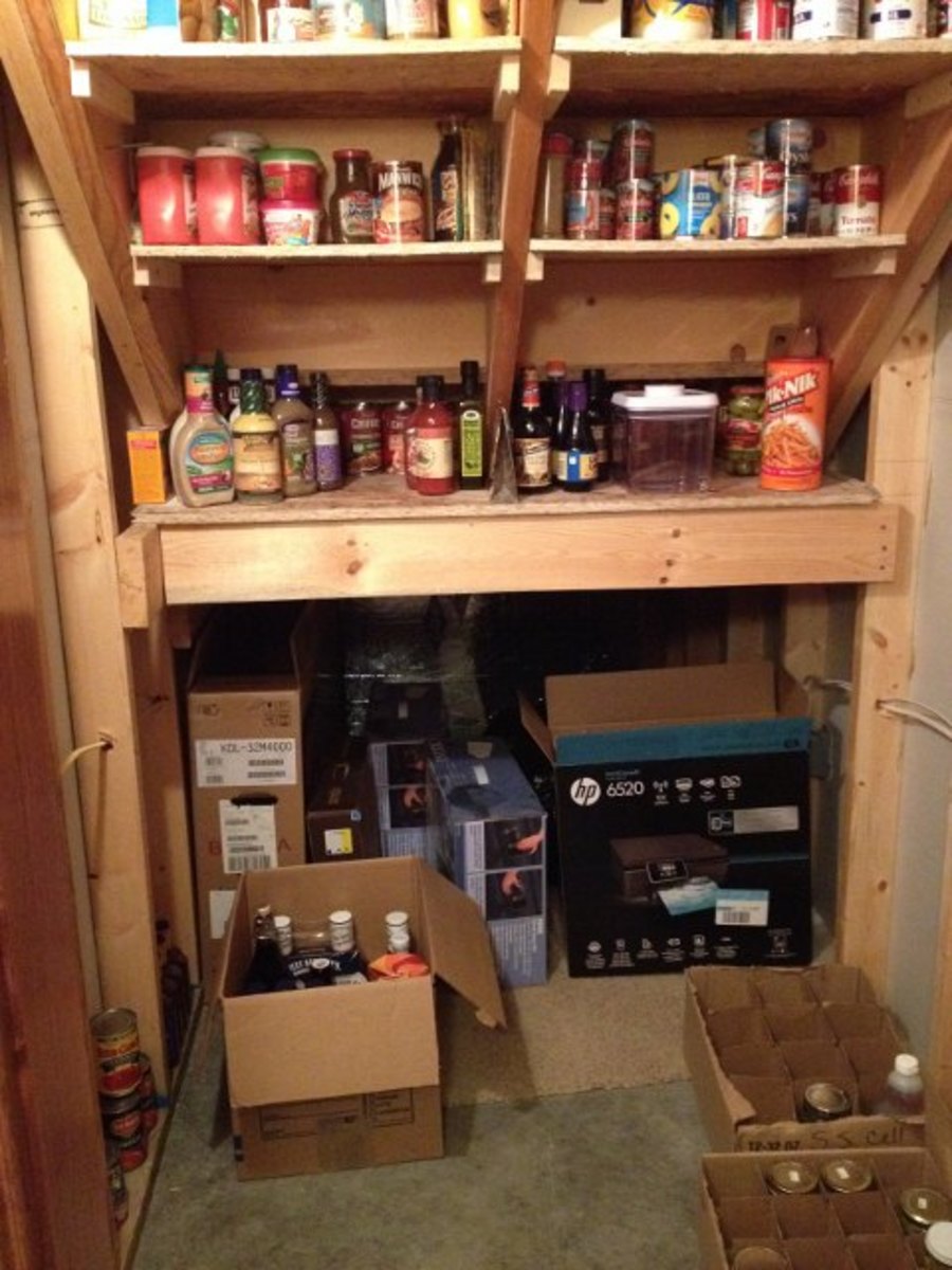 Pantry Under Stairs