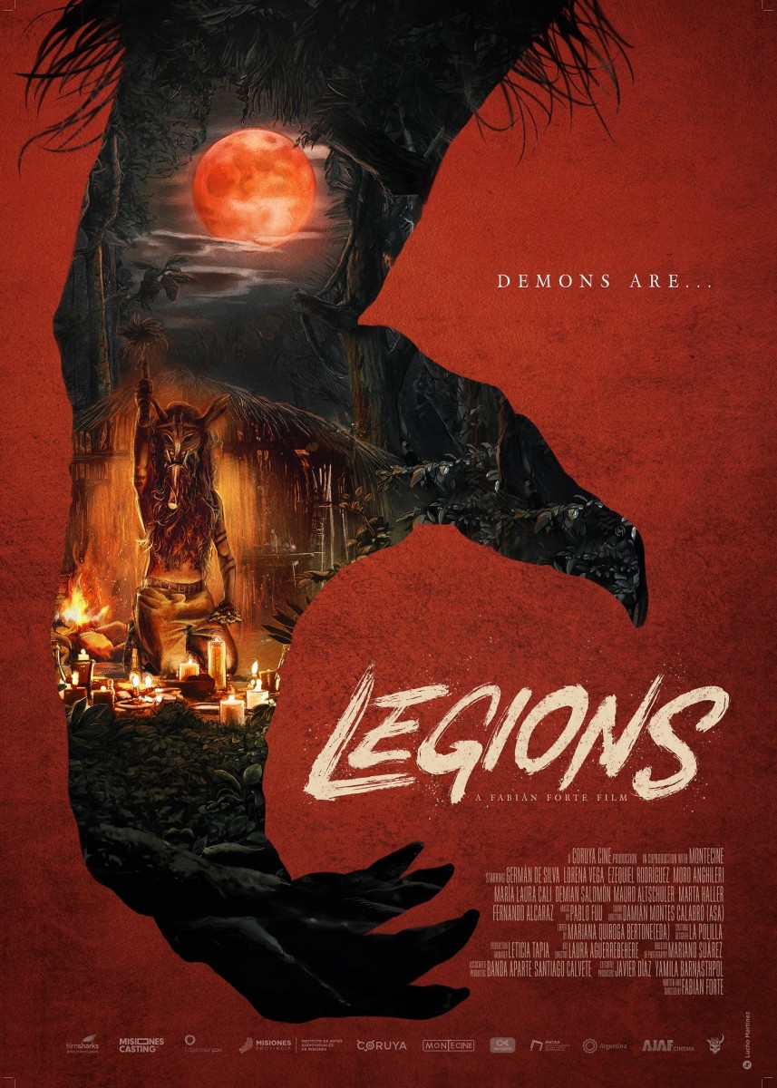 The official poster art for, "Legions."