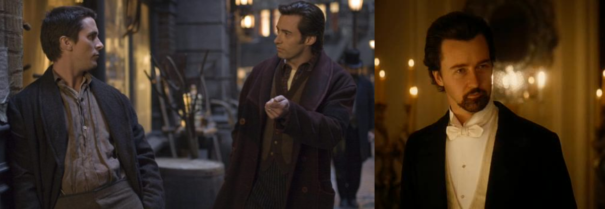 Christian Bale & Hugh Jackman in 'The Prestige' vs Edward Norton in 'The Illusionist'