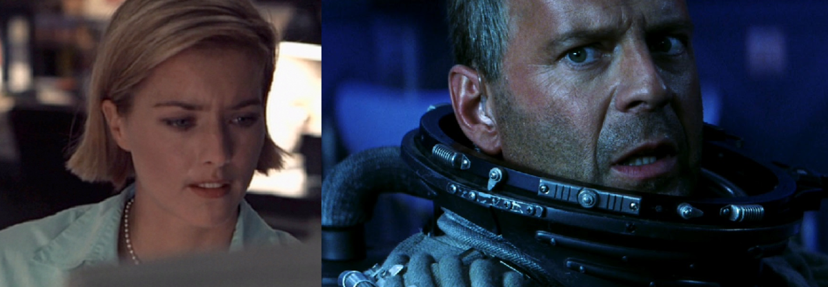 Who would you trust to save the world - Tea Leoni or Bruce Willis?