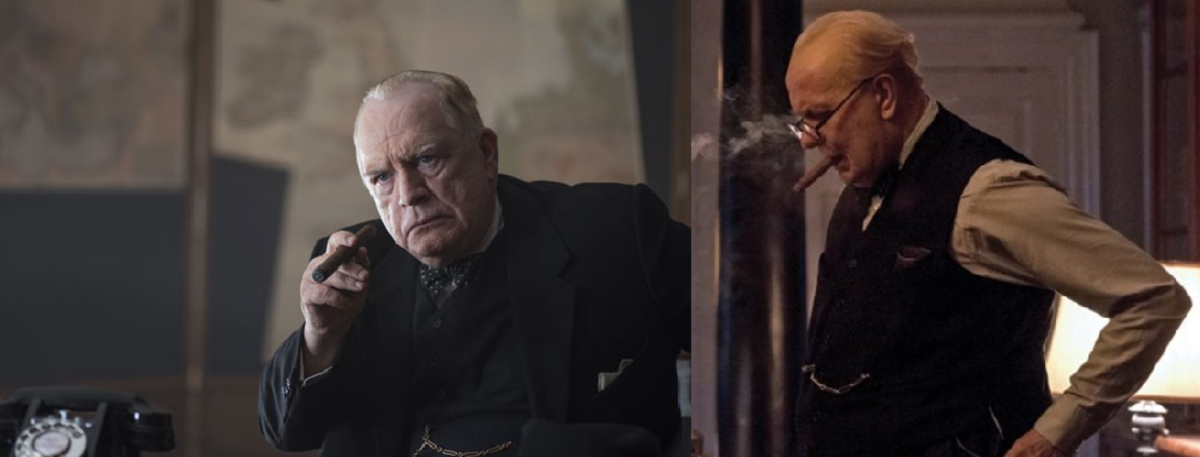 Brian Cox vs Gary Oldman in a battle of Winston Churchills. Shame there could only be one winner...