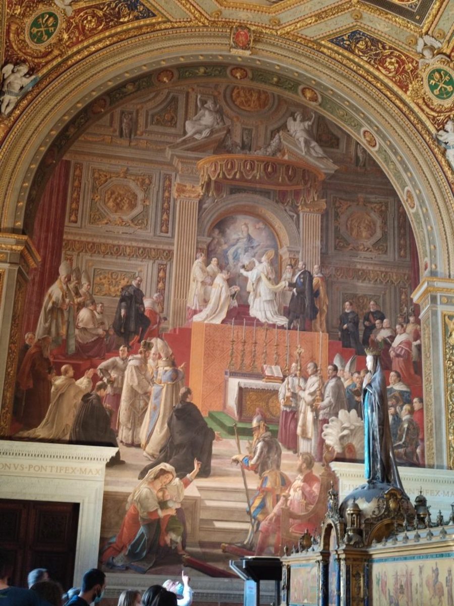 Inside St. Peters Basilica