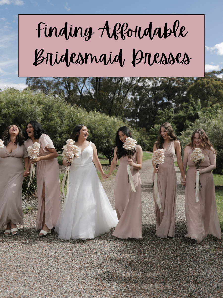 How can you afford multiple bridesmaid dresses if you plan to buy them for your attendants? (1) Limit your bridal party size. You don't need to make all your friends attendants. (2) Shop around and compare prices; Etsy is your best friend. 