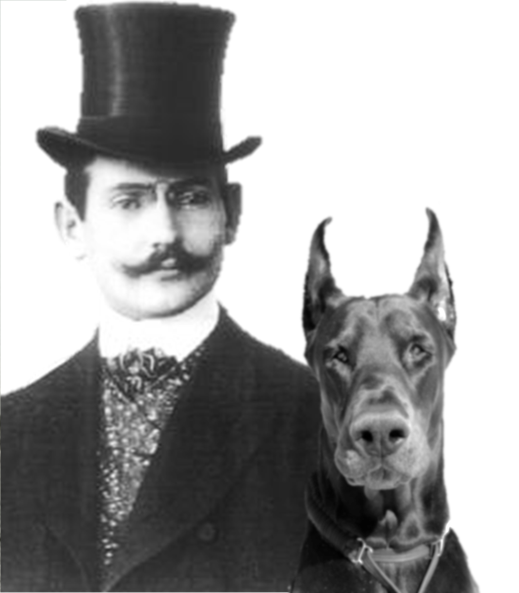 Karl Friedrich Louis Dobermann Create Doberman Pinscher Dog Breed, in year1863 