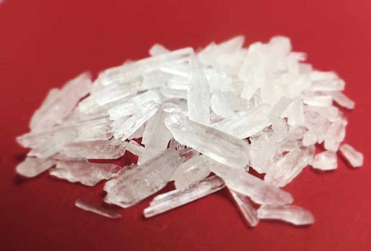 Meth is commonly referred to as "crystal" or "crank". It is a highly toxic and dangerous drug.