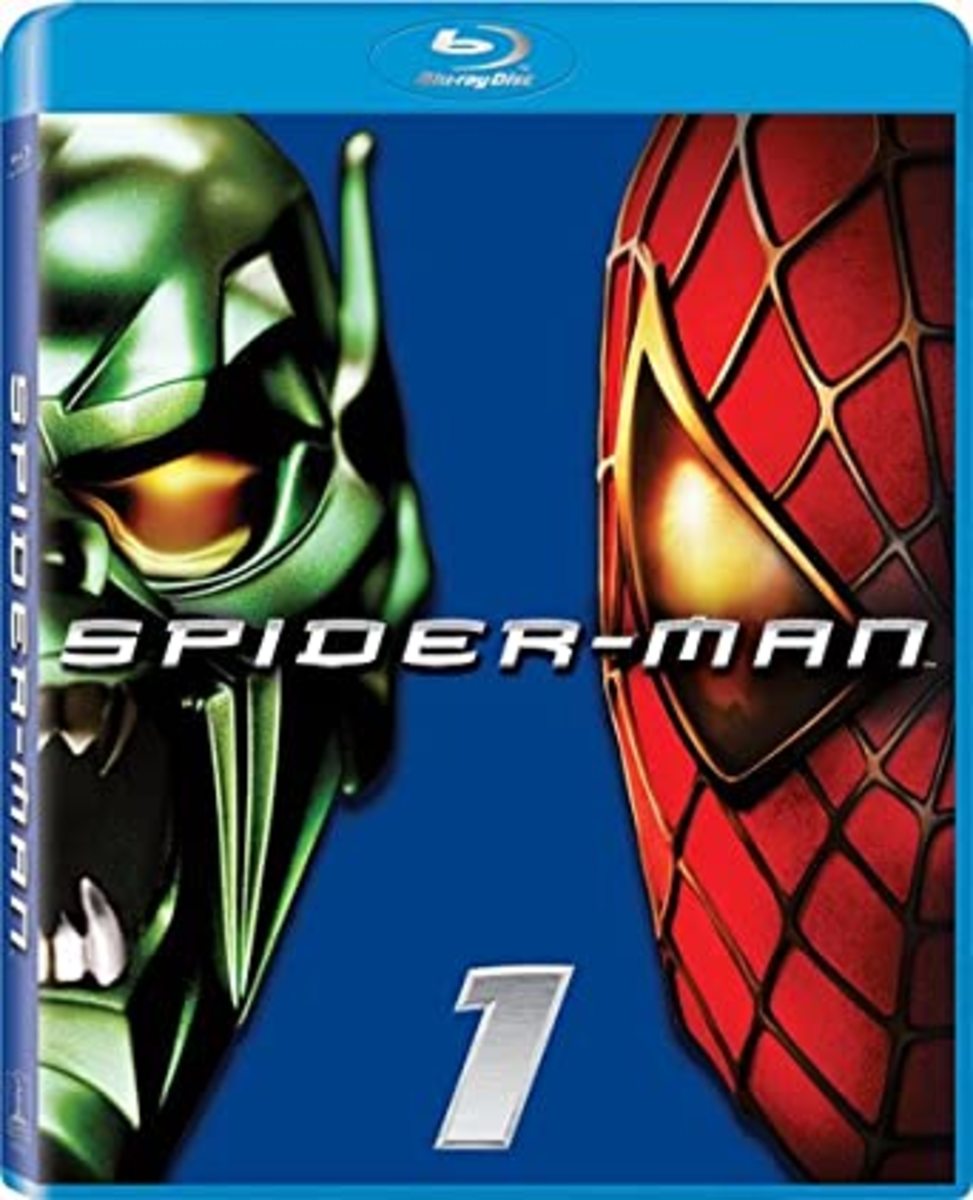 "Spider-Man" official blu-ray cover.