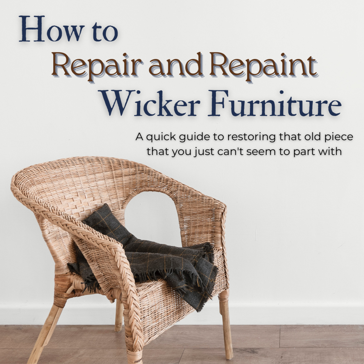This guide will break down the process of repairing and repainting your old wicker furniture.
