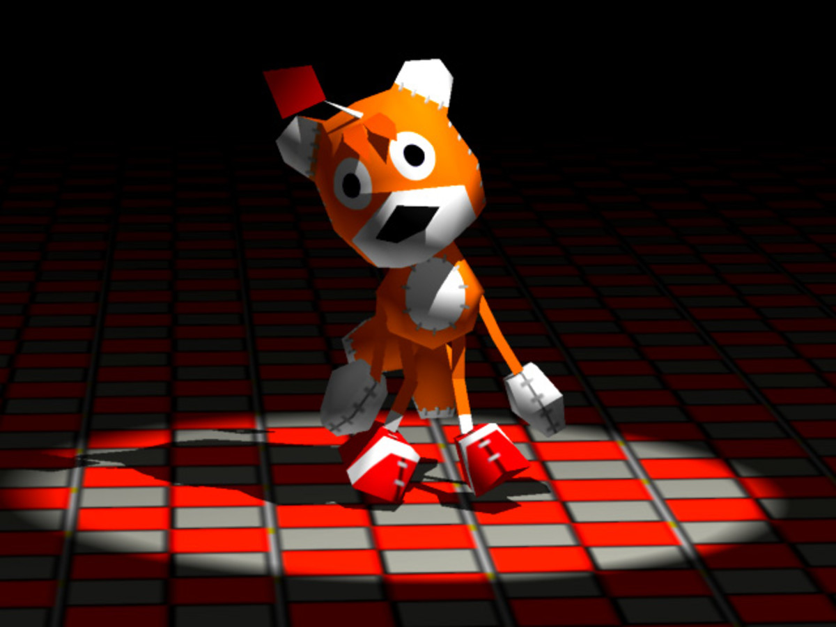 3D Artwork of "Tails Doll"