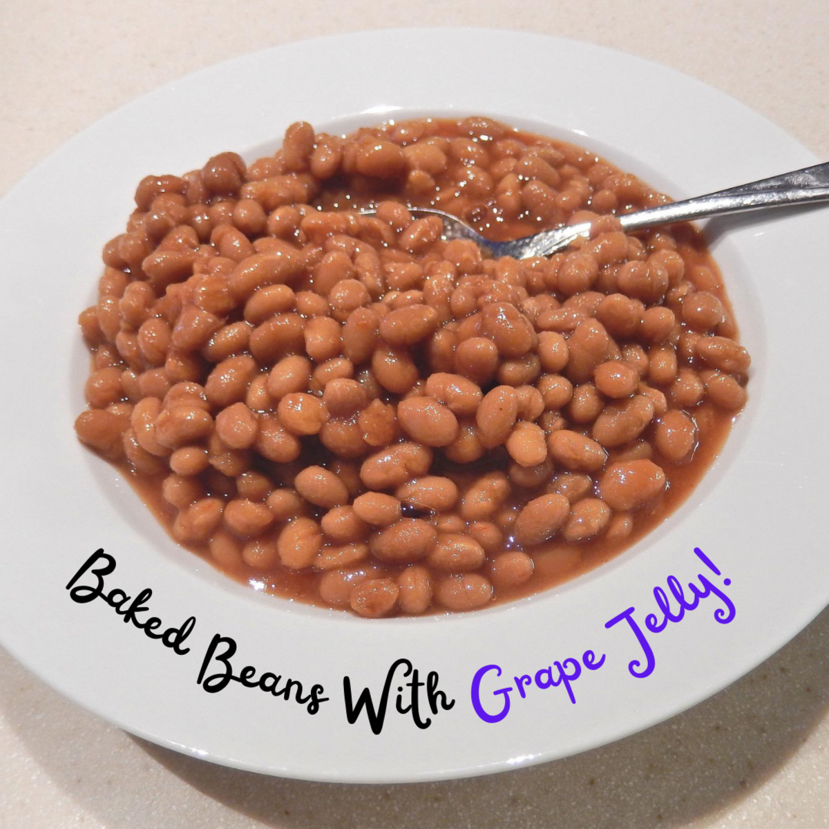 It might sound a tad strange, but baked beans with grape jelly really works!