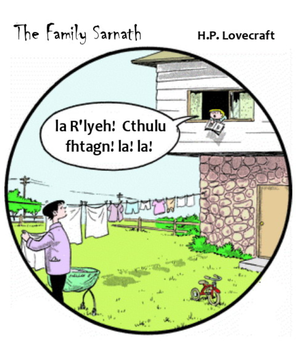 H.P. Lovecraft and Family Circus