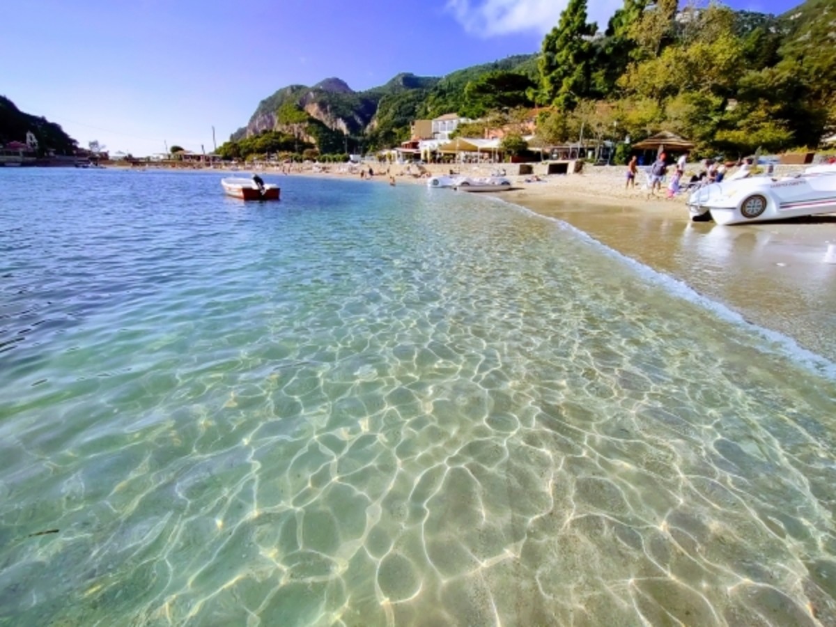 Crystal Clear Waters Surround Corfu