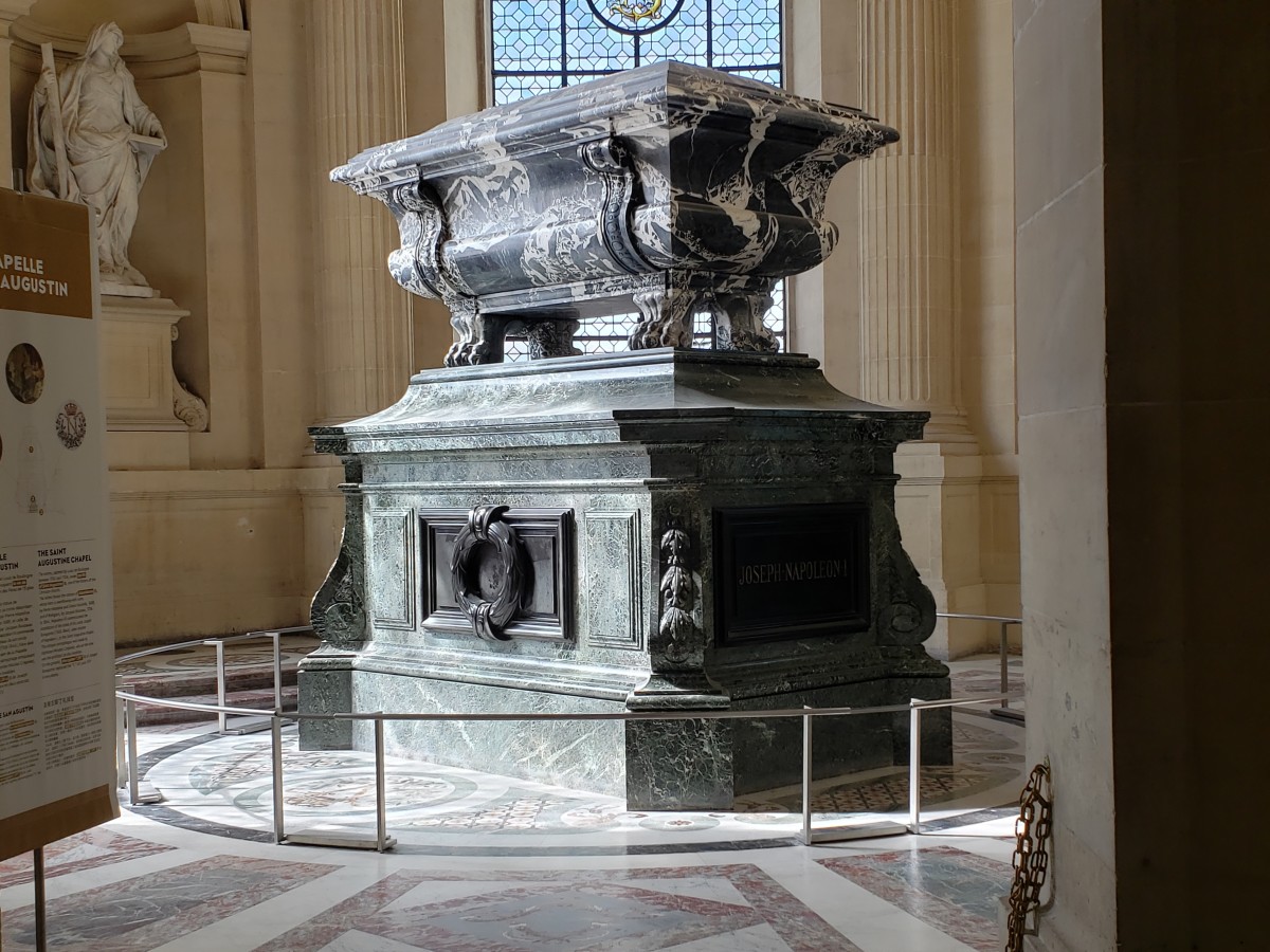 The sarcophagus of Joseph Bonaparte. 
