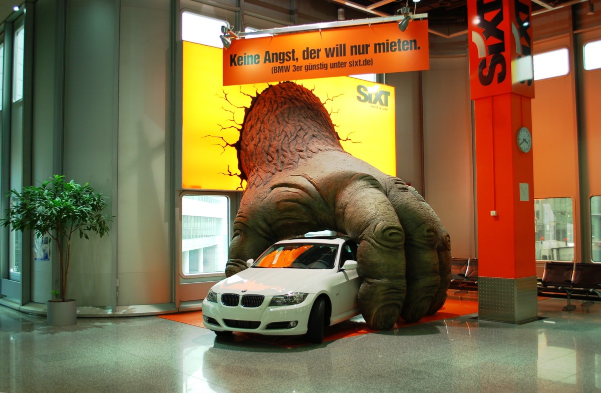 An example of guerilla marketing by BMW