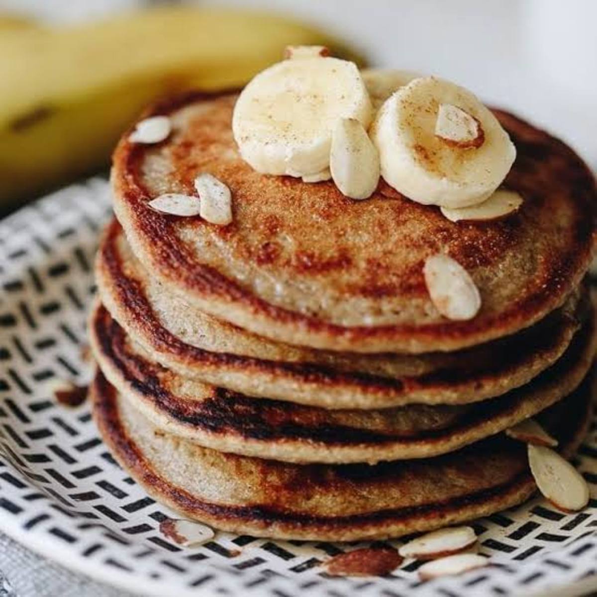 Almonds and  Oats pancakes