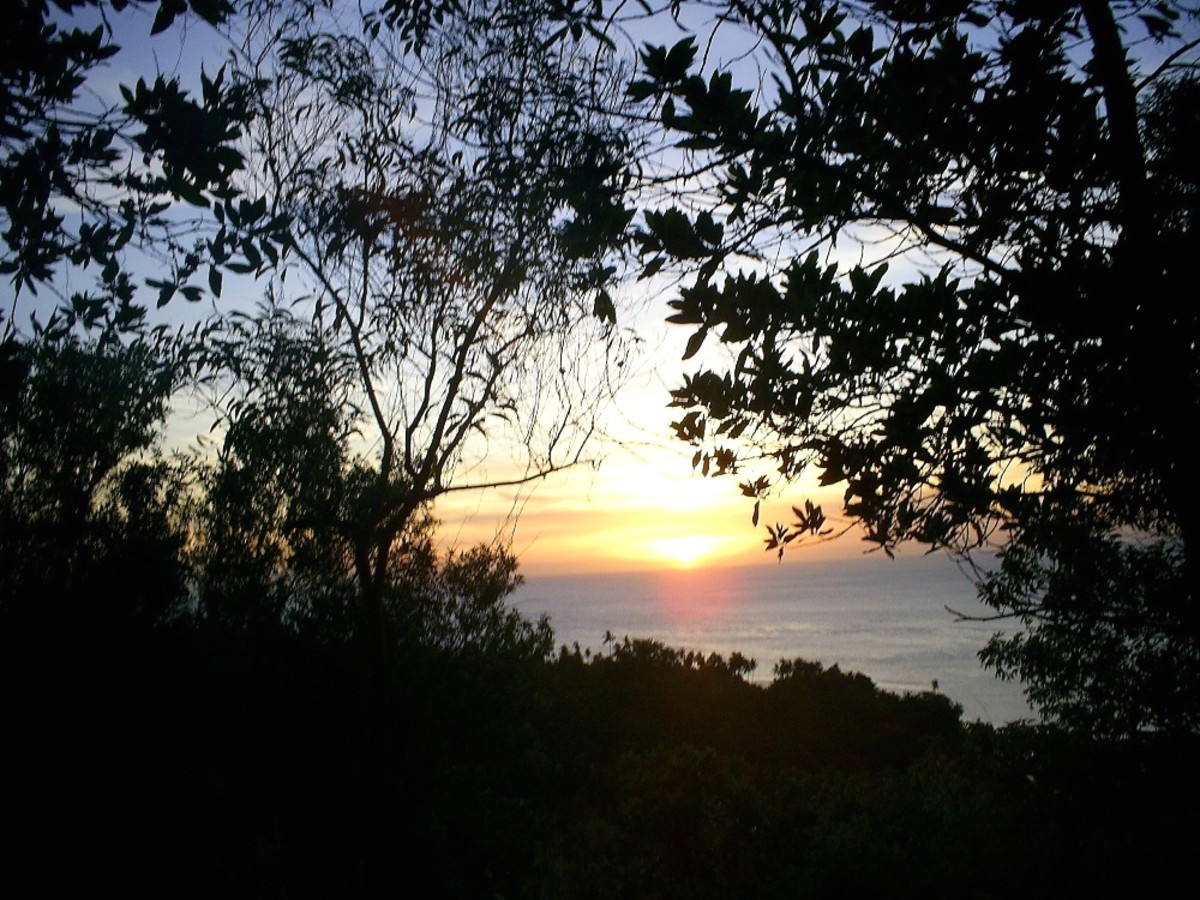 Sunset view on top of Mt. Vulcan, Camiguin