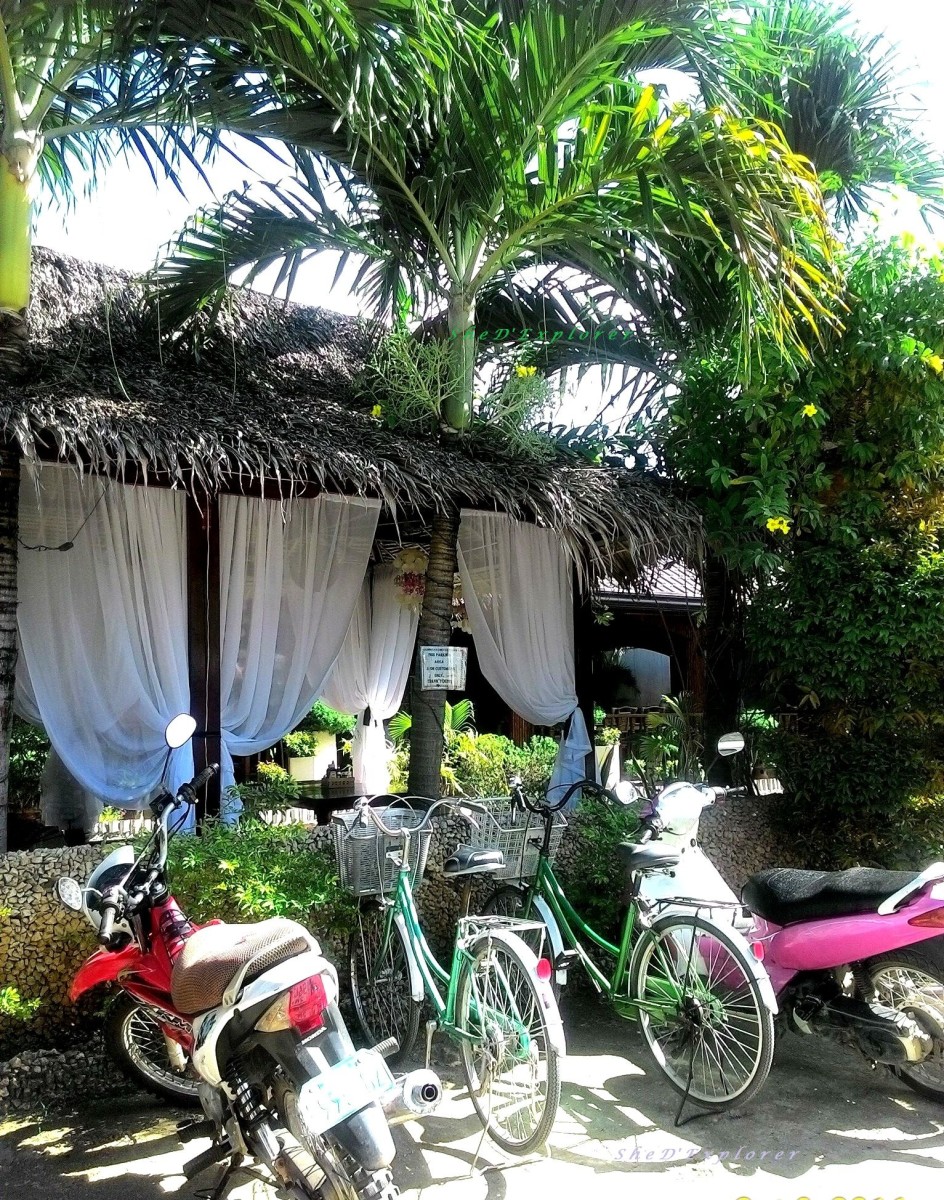 Biking is a popular way to get around the island of Bantayan.