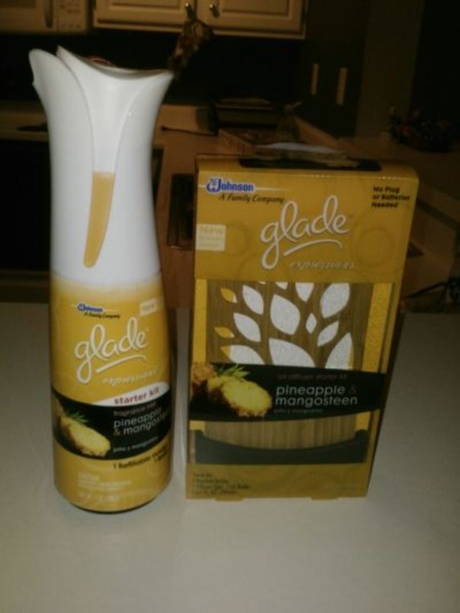 This is a product test I did with Glade