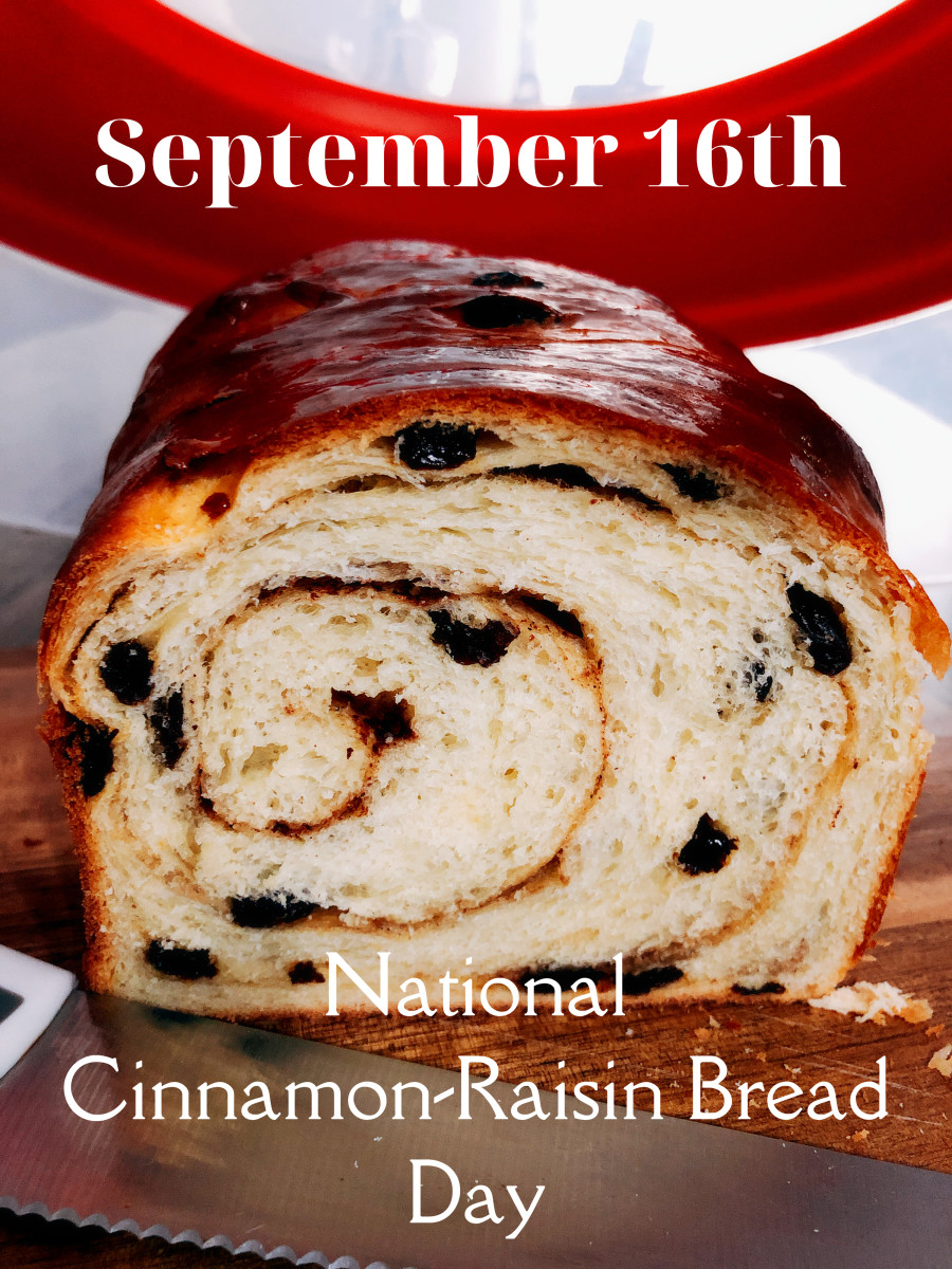 September 16th is National Cinnamon-Raisin Bread Day!