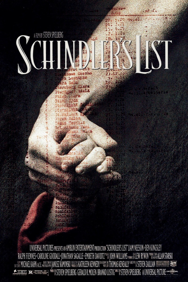 Schindler's List theatrical release poster (1993)