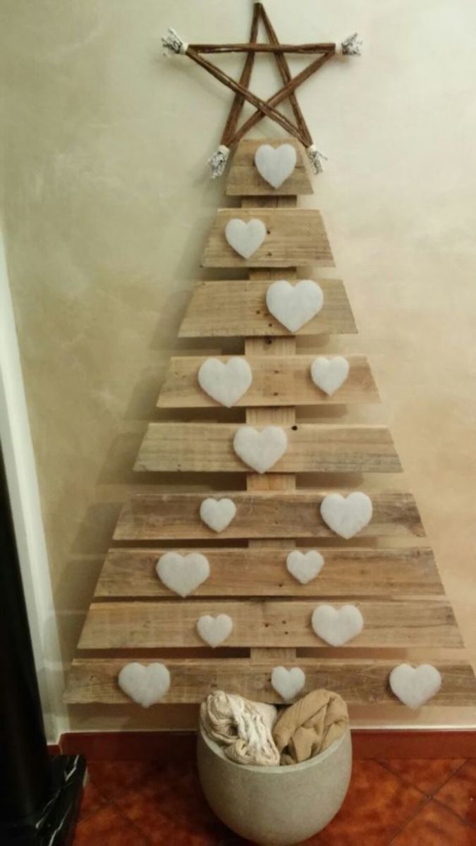 Rustic Heart Tree With Twig Star