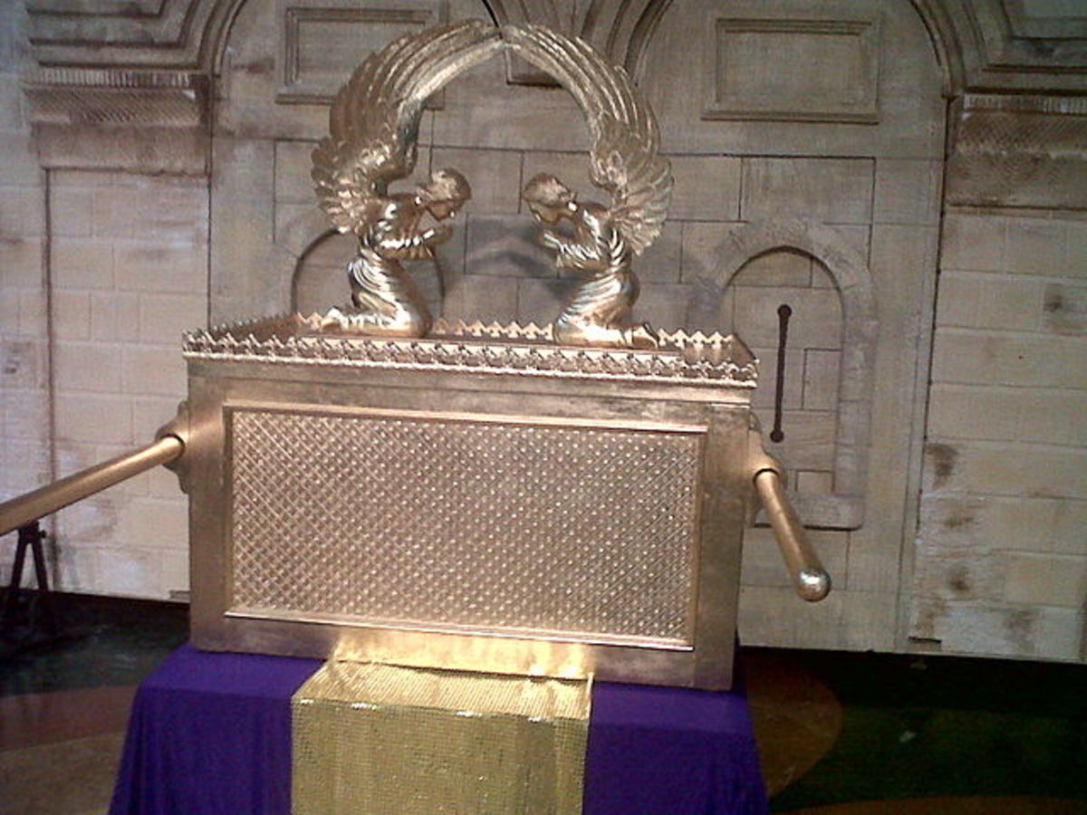Replica of what the the Ark of the Covenant is believed to look like