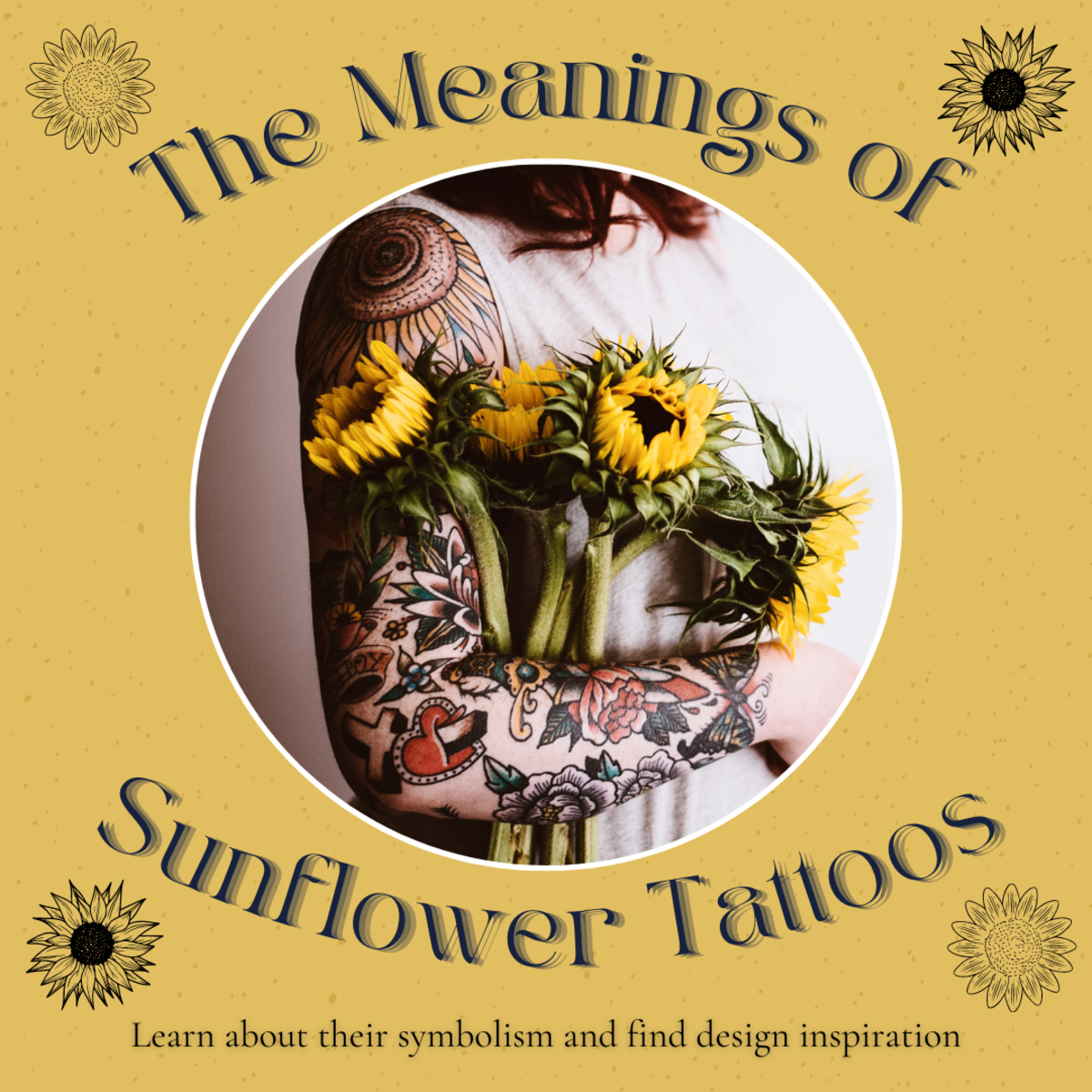 This article will look at the history and meanings of sunflowers and provide design inspiration for those looking to get a sunflower tattoo.